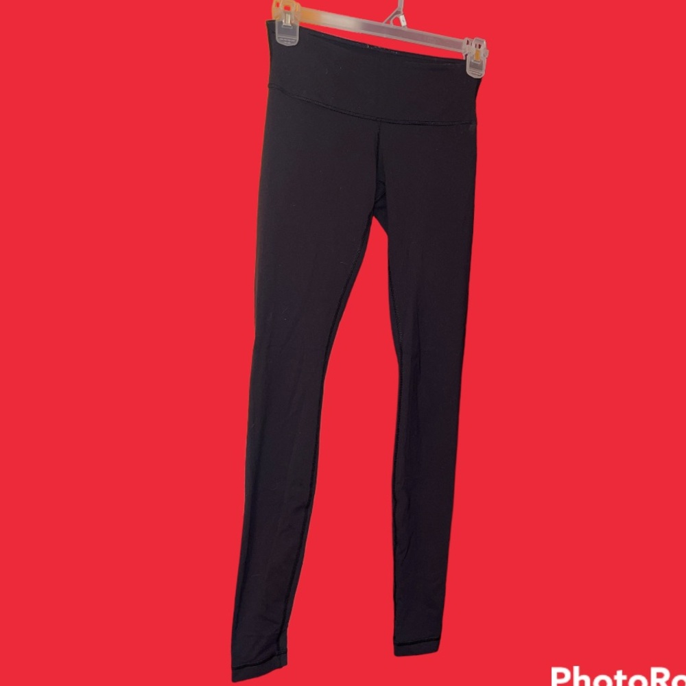 Lululemon Size 6 Black Full Length Leggings